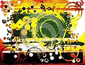 Abstract grunge composition