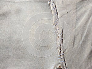 Abstract grunge dirty cloth stitching background