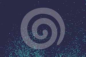 Abstract grunge dotty background. Vector halftone texture with random dots