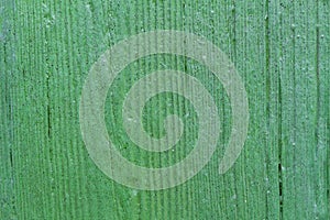 Abstract grunge green painted wood grain texture background