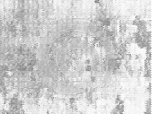 Abstract grunge halftone dot pattern vector background