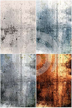 Abstract grunge metal backgrounds