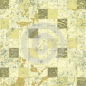 Abstract grunge mosaic tiles raster