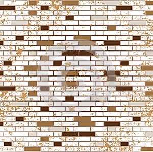 Abstract grunge mosaic tiles raster