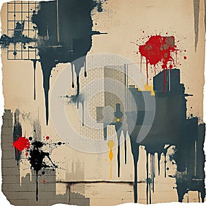 Abstract Grunge Paint Texture Background