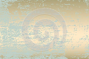 Abstract Grunge Pattina effect Pastel Gold Retro Texture.