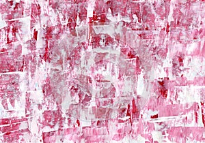 Abstract grunge red with white textured art background