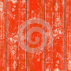 Abstract grunge rustic old red painted colored wooden board wall table floor texture - wood background square top view