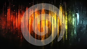 Abstract Grunge Stripes Background