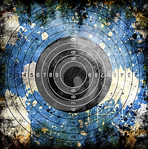 Abstract grunge target