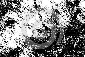 Abstract grungy rough scratches texture background illustration in black and white
