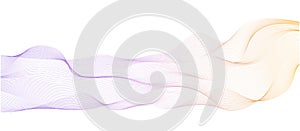 Abstract guilloche pattern. Vector complex gradient lines texture