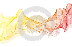 Abstract guilloche pattern. Vector complex gradient lines texture