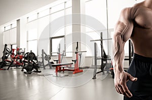 Abstract gym background