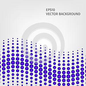 Abstract halftone background