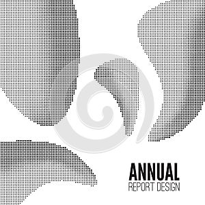 Modish halftone elements.