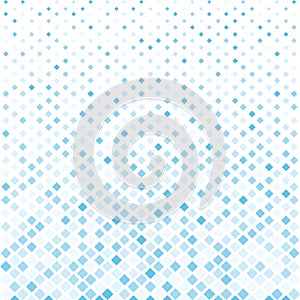 Abstract halftone blue square pattern background, Vector modern