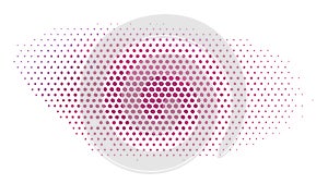 Abstract Halftone Dot Circular Gradient Pattern Vector, vector design Generative AI