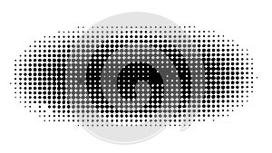 Abstract Halftone Dot Fade Effect Vector Texture, vector design Generative AI