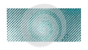 Abstract Halftone Dot Gradient Texture Vector Background in Teal, vector design Generative AI