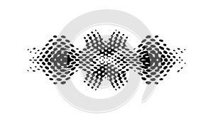 Abstract Halftone Dot Gradient Vector Art, vector design Generative AI