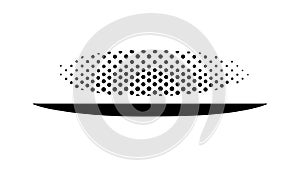 Abstract Halftone Dot Pattern for Artistic Backgrounds, vector design Generative AI