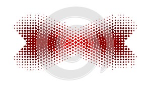 Abstract Halftone Dot Pattern, Gradient Pixelated Design Element, vector design Generative AI