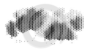 Abstract Halftone Dot Pattern Gradient Texture, vector design Generative AI
