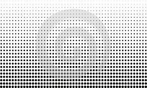 Abstract Halftone Dot Pattern. Isolated Vector Illustration