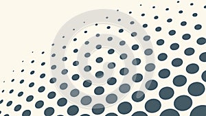 Abstract Halftone Dot Pattern, Retro Graphic Design, vector design Generative AI