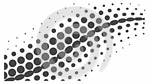 Abstract Halftone Dots Pattern Dynamic Gradient Vector, vector design Generative AI