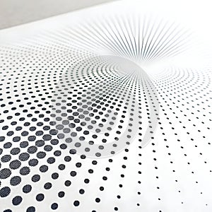 Abstract halftone effect vector isolated on white background