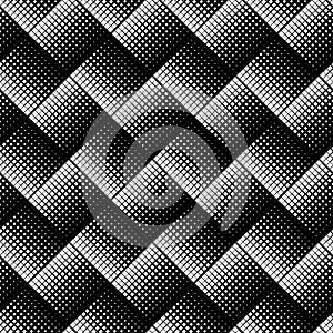 Abstract halftone geometric background with diagonal square pixel gradient pattern creating modern seamless visual effect