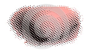 Abstract Halftone Gradient Pattern Vector Background, Retro Style, vector design Generative AI