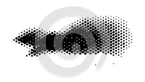 Abstract Halftone Gradient Texture Vector, Subtle Digital Pattern, vector design Generative AI