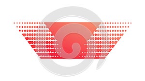 Abstract Halftone Gradient Wave Vector, vector design Generative AI