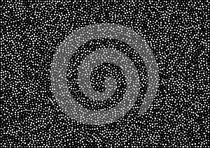 Abstract halftone random white dots vector horizontal pattern