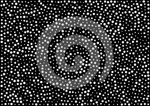 Abstract halftone random white dots vector horizontal pattern texture