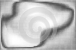 Abstract halftone texture with dots.Punk, pop, grunge in vintage style.