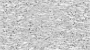 Abstract halftone texture. Vector dots background. Black particles of different sizes