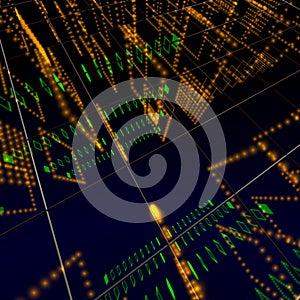 Abstract halo backgrounds