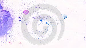 Abstract hand drawn blue and purple watercolor background, raster illustration