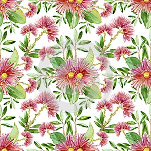 Abstract Hand drawn floral background for your design.Textile, blog decoration, banner, poster, wrapping paper. photo