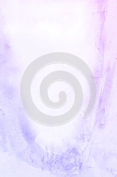 Abstract hand drawn purple and blue watercolor background, raster illustration