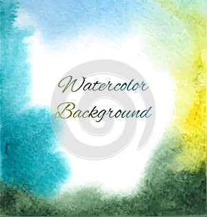 Abstract hand drawn watercolor. Artistic texture background