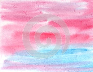 Abstract hand painted watercolor background. Decorative chaotic colorful texture for design. Hand drawn picture on paper. Handmade