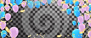 Abstract Happy Birthday Background Card Template Vector Illustration EPS10