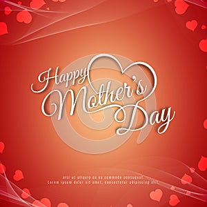 Abstract Happy Mother`s Day background