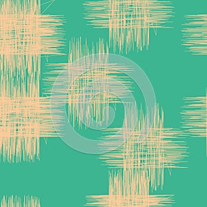 Abstract hashed squares pattern