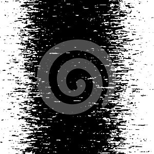 Abstract hatching gradient background. Broken texture explosion. Abstract vertical gradient halftone with falling bits. Rain from